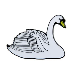 Ansteckpin Höckerschwan