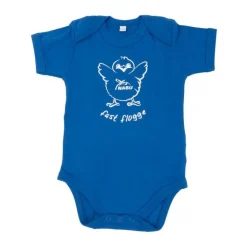 Baby-Body "fast flügge", blau