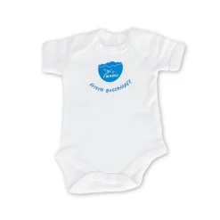 Baby-Body "Frisch geschlüpft", weiß
