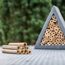 Bambusröhrchen für Holzbeton-Insektenhotels 90 mm, 100 Stück