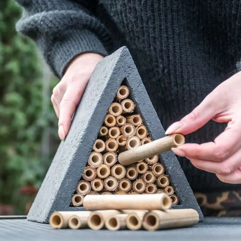 Bambusröhrchen für Holzbeton-Insektenhotels 90 mm, 100 Stück
