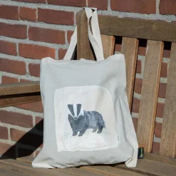 Baumwolltasche Dachs