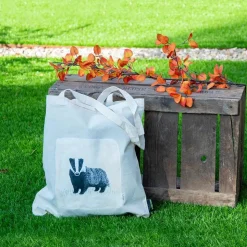 Baumwolltasche Dachs