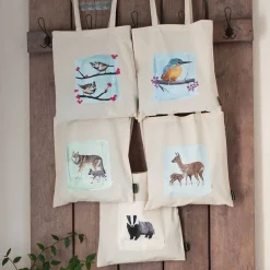 Baumwolltasche Eisvogel