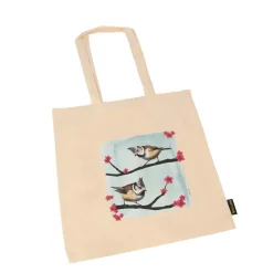 Baumwolltasche Haubenmeise