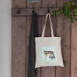 Baumwolltasche Wolf