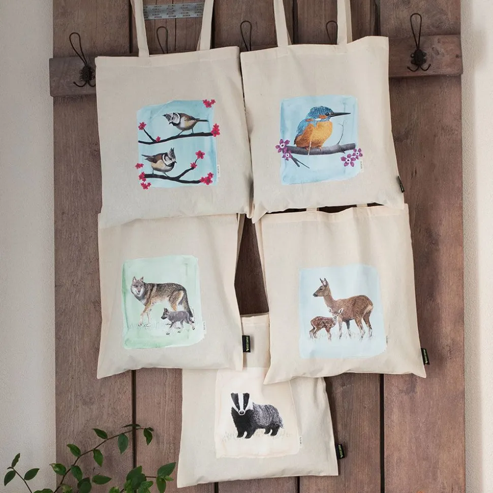 Baumwolltasche Wolf