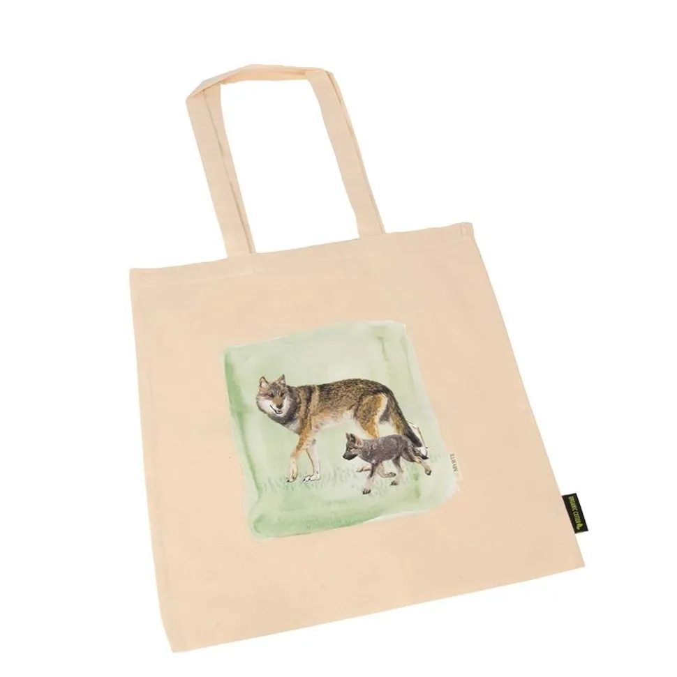 Baumwolltasche Wolf