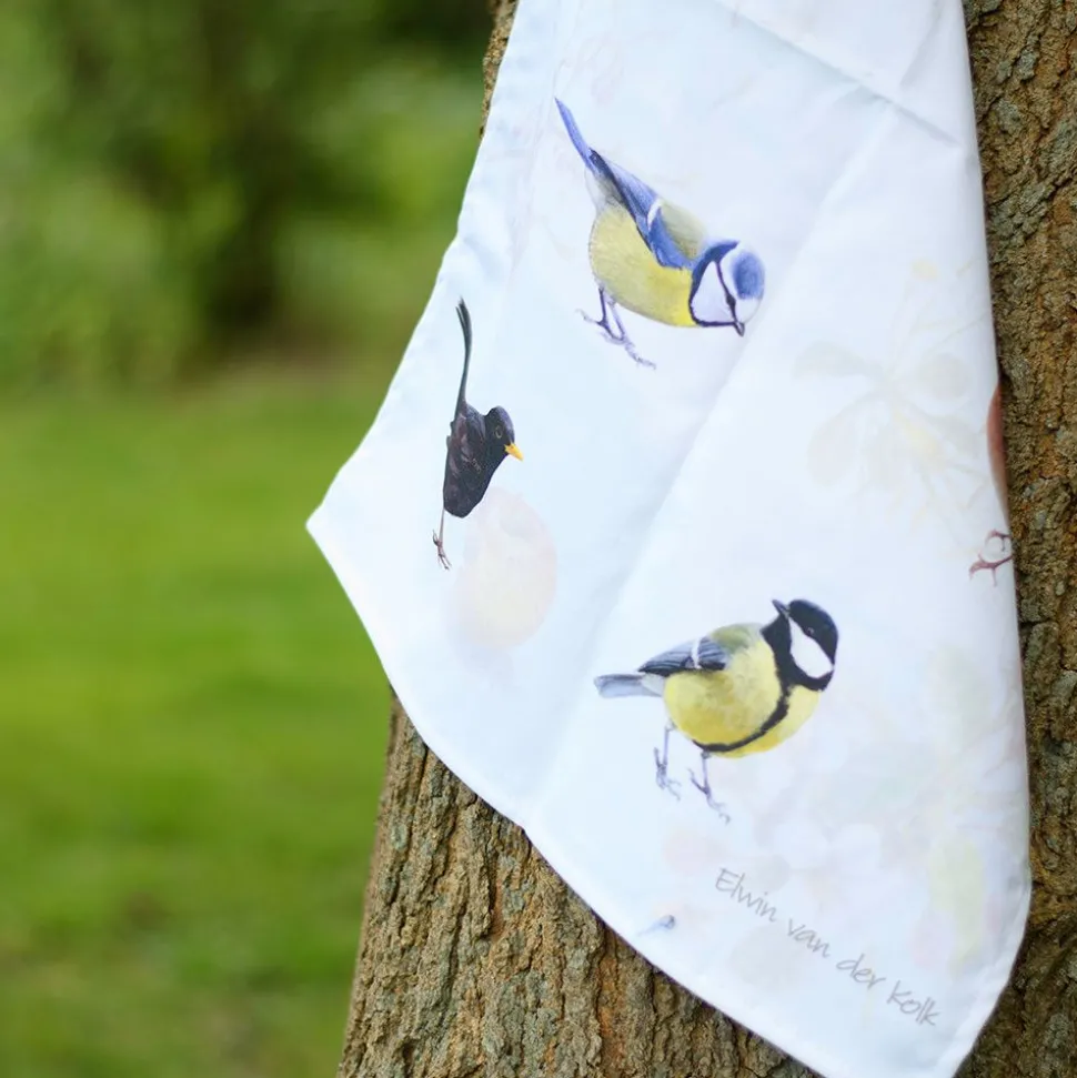 Geschirrhandtuch Gartenvögel