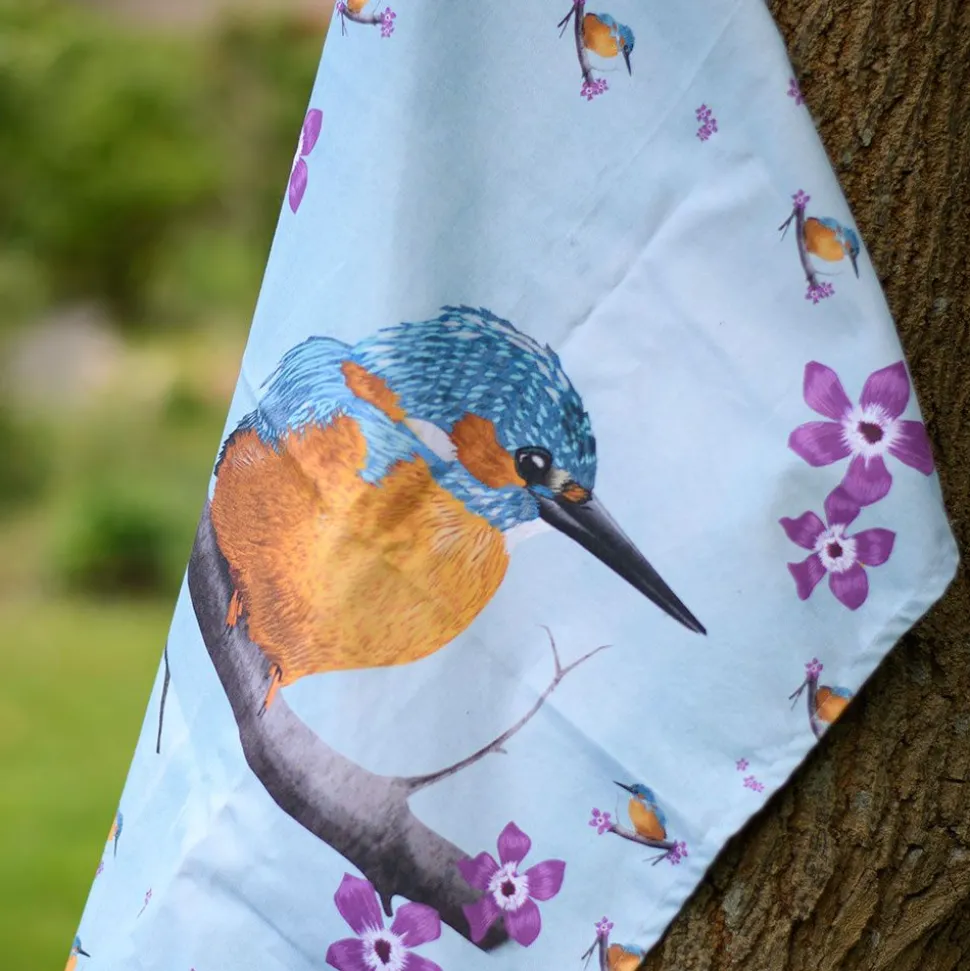 Geschirrtuch Eisvogel