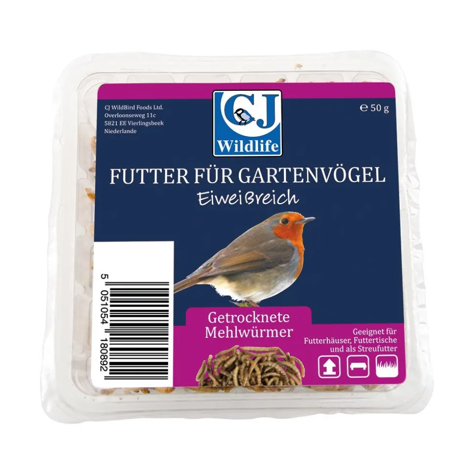 Getrocknete Mehlwürmer 50 g