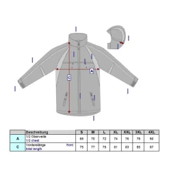 Outdoorjacke - Herren, Größen S & 3XL