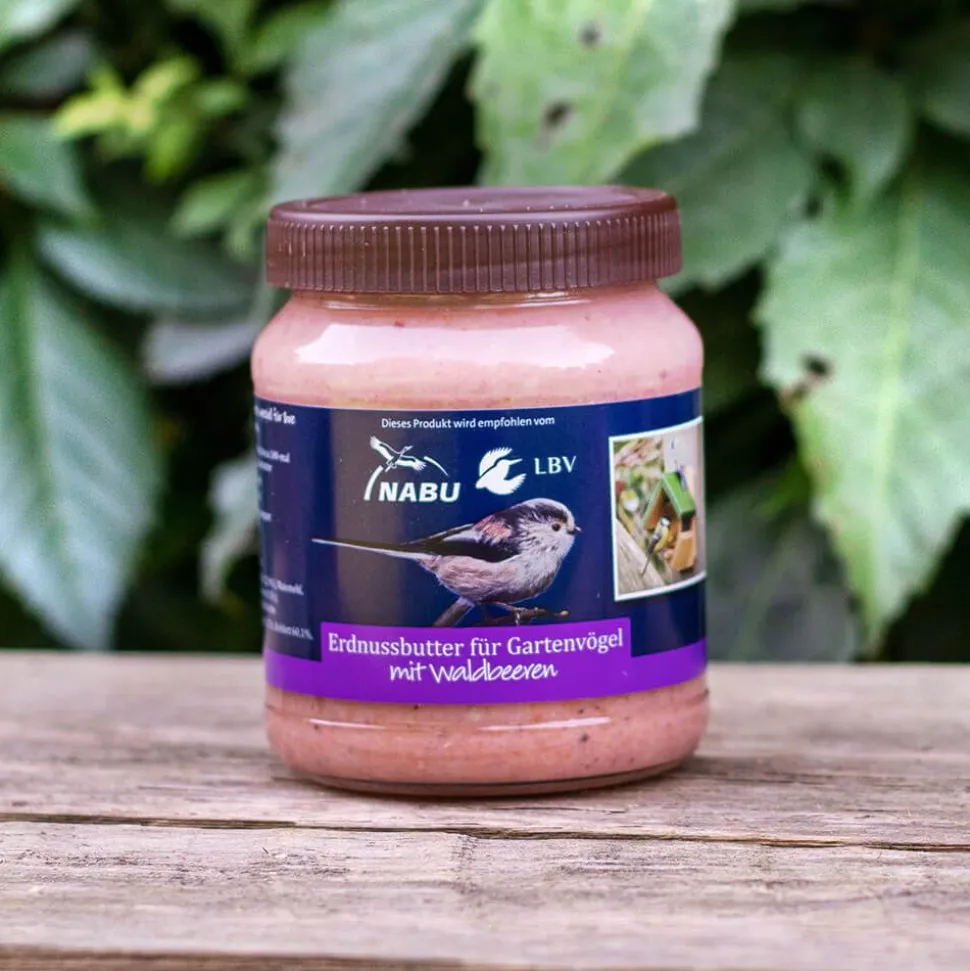 Premium Vogel-Erdnussbutter mit Waldbeeren, 330 g