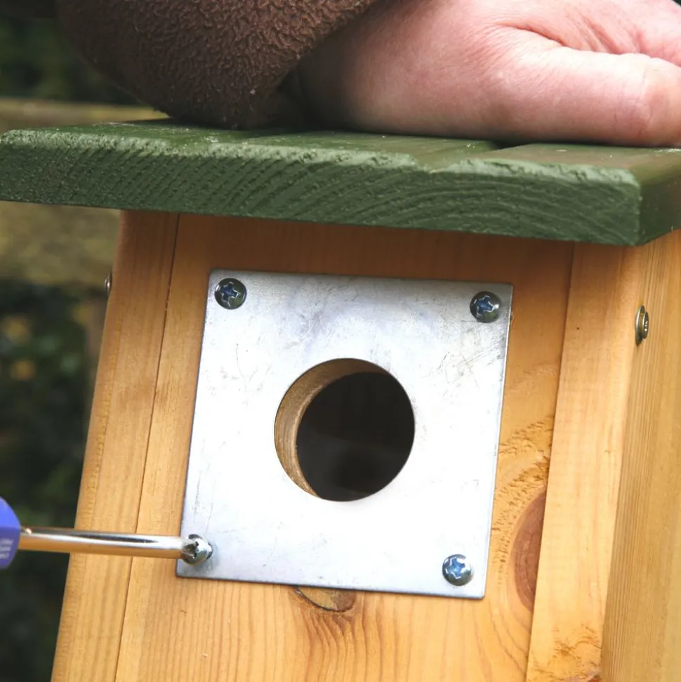 Sicherungsschild für Nistkästen - 32 mm