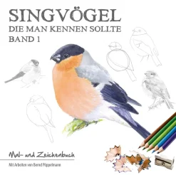 Singvögel die man kennen sollte, Malbuch, Band 1