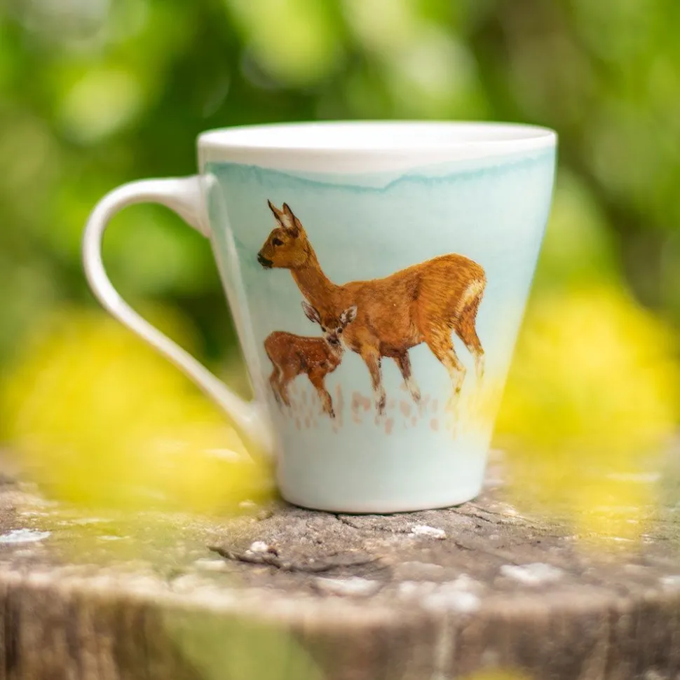 Tasse Ricke mit ihrem Rehkitz