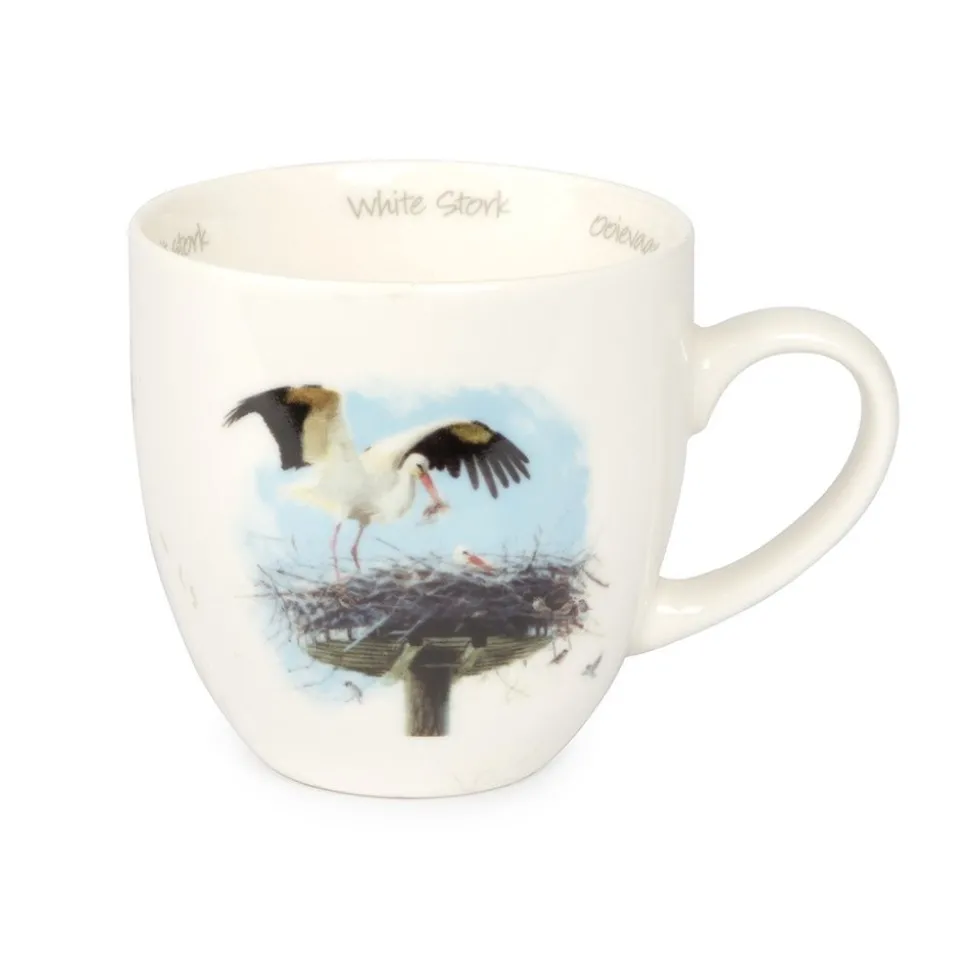 Tasse Weißstorch (Elwin van der Kolk)